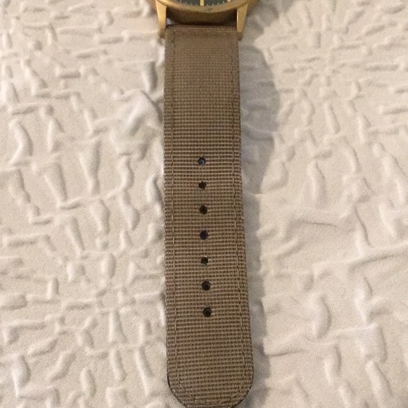 BREDA Men's Valor Khaki Nylon Strap Watch - Picture 4 of 7